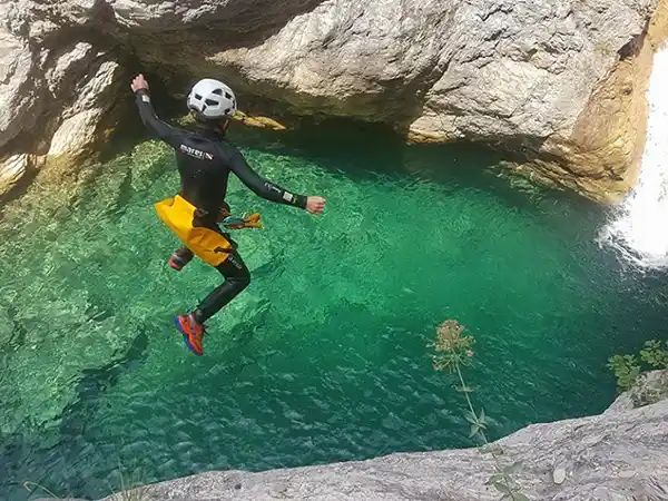 canyoning dans le Vercos